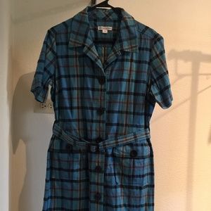 Pendleton Blue Plaid Dress